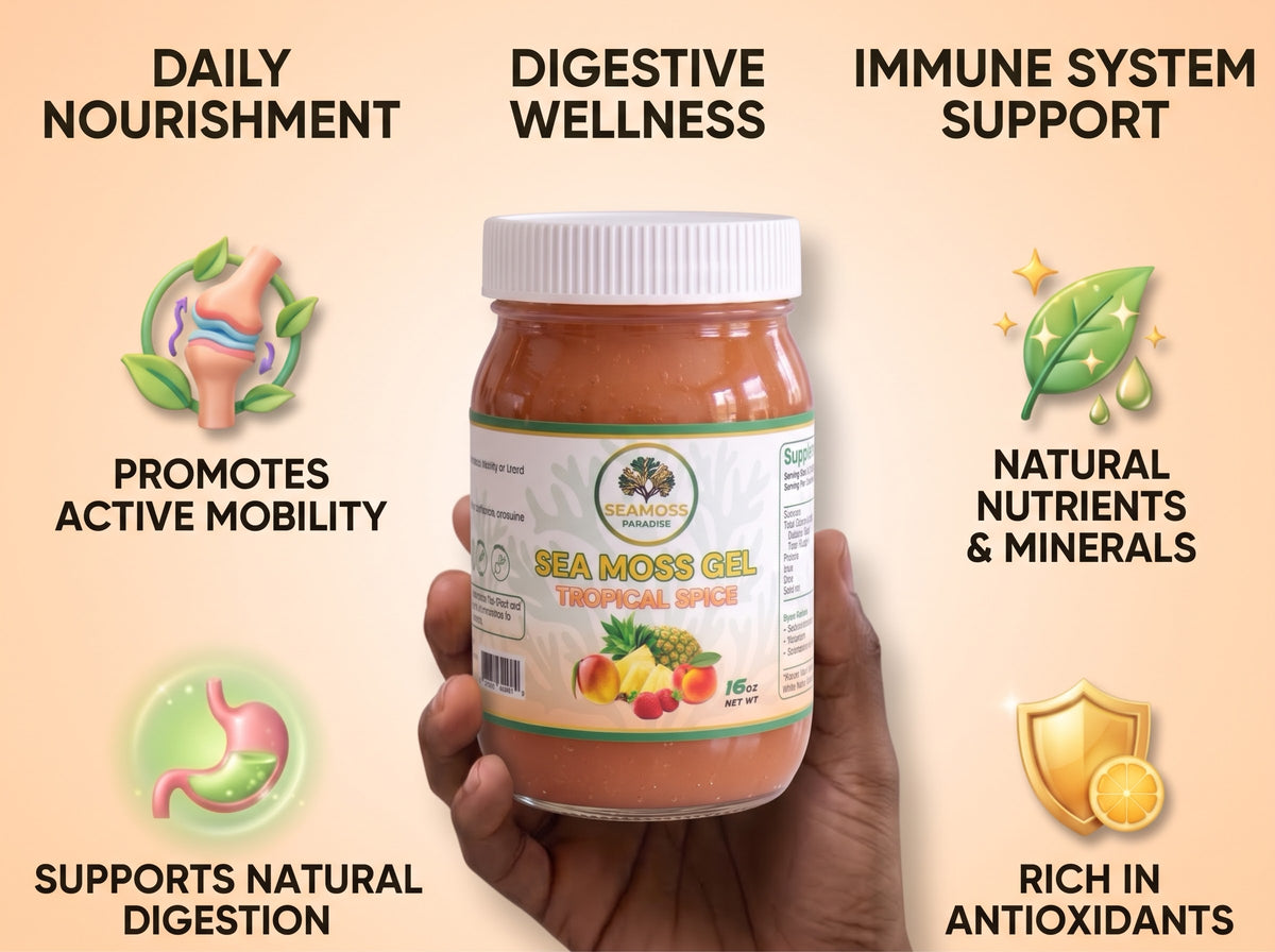 Tropical Spice Seamoss Mineral-Rich Wellness Blend