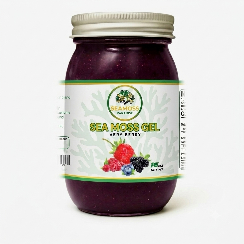 Organic Very Berry Seamoss Gel