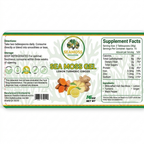 Immunity Booster - Organic Lemon Turmeric Ginger Seamoss Gel