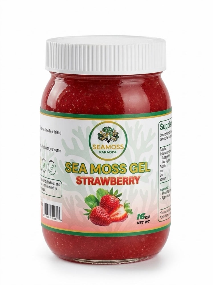 Organic Strawberry Seamoss Gel