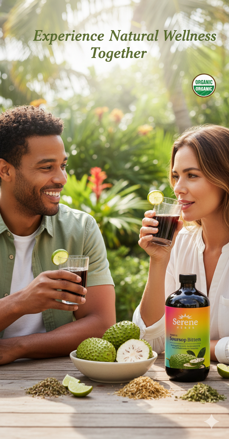 Serene Herbs Soursop Bitters – Traditional Herbal Liquid Supplement, 16 fl oz