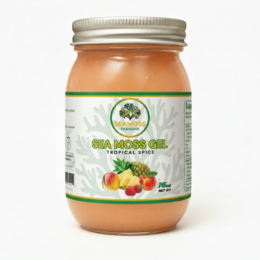Tropical Spice Seamoss Mineral-Rich Wellness Blend