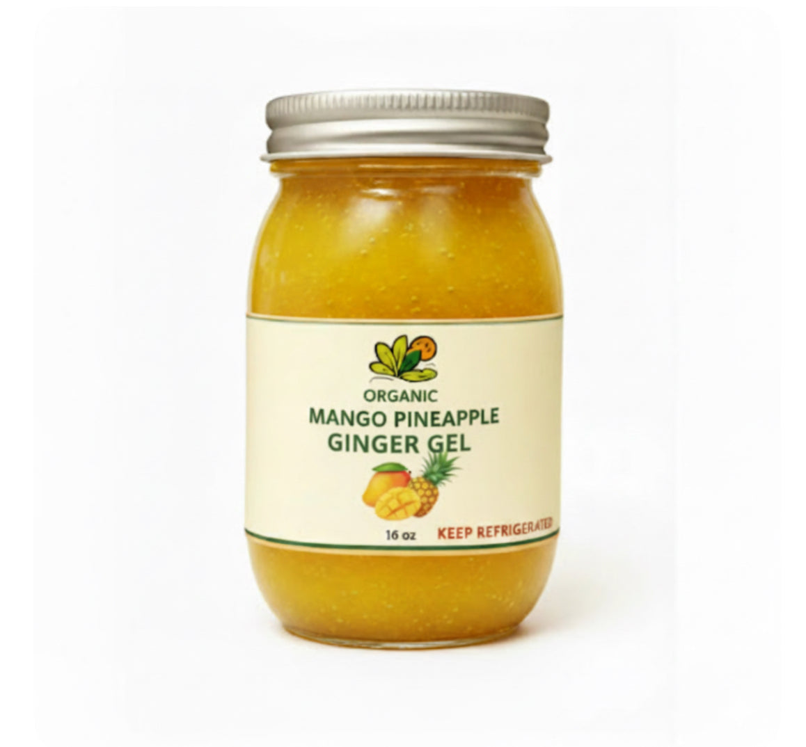 Organic Mango Pineapple Ginger Seamoss Gel 