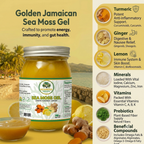 Immunity Booster - Organic Lemon Turmeric Ginger Seamoss Gel