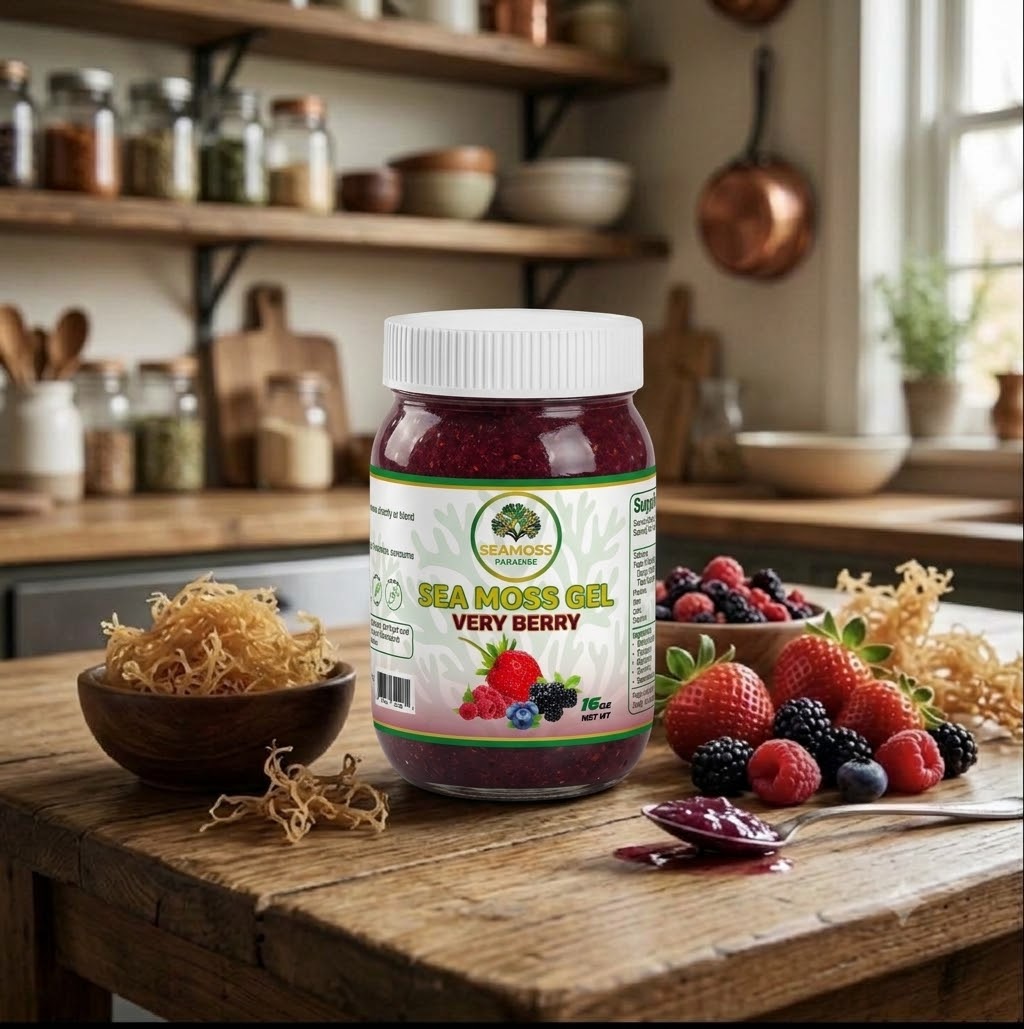 Organic Very Berry Seamoss Gel