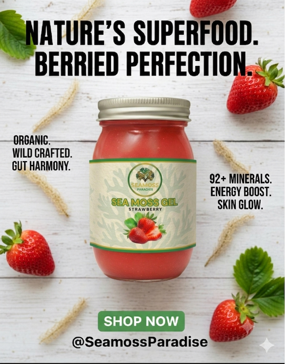Organic Strawberry Seamoss Gel