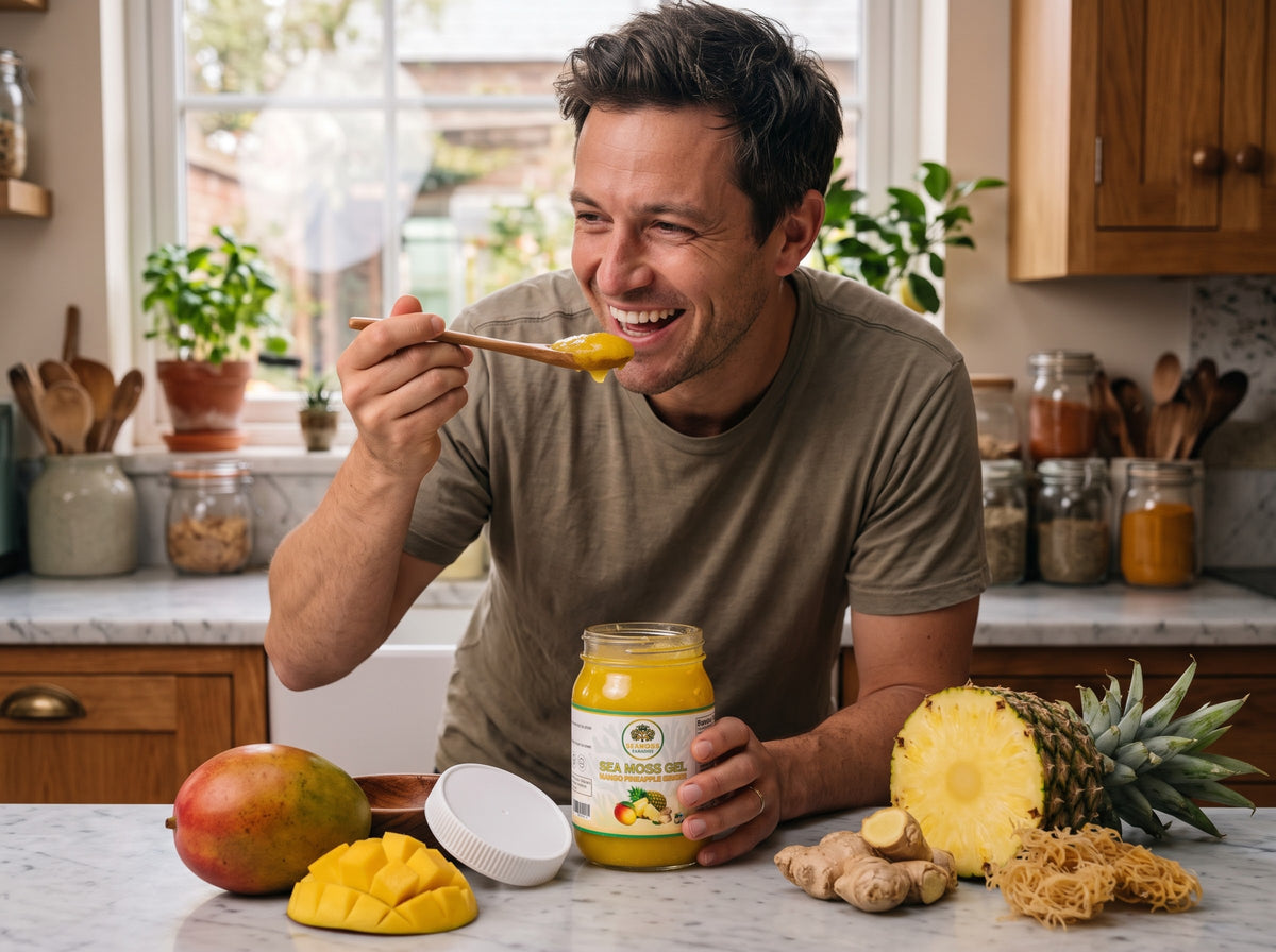 Organic Mango Pineapple Ginger Seamoss Gel