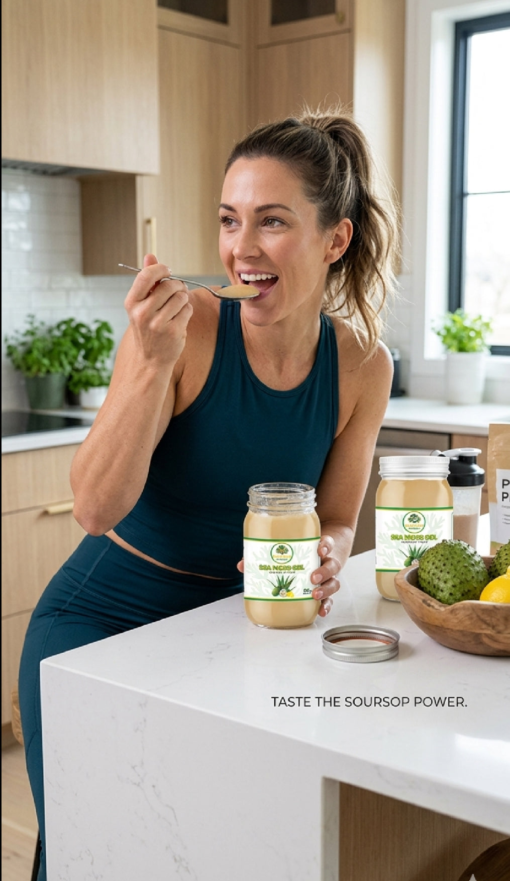 Soursop Fruit Seamoss Gel Tropical Wellness Blend