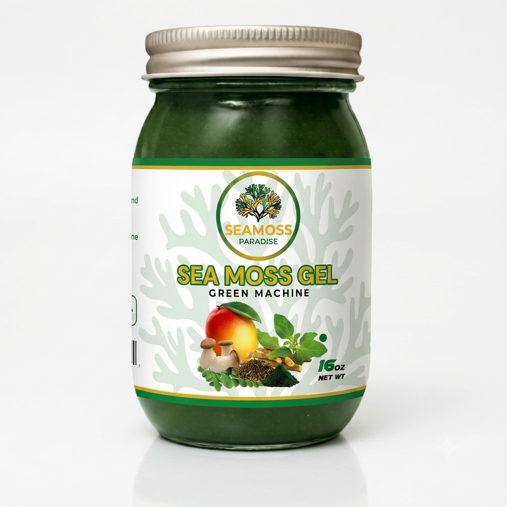 Organic Superfood Green Machine Seamoss Gel