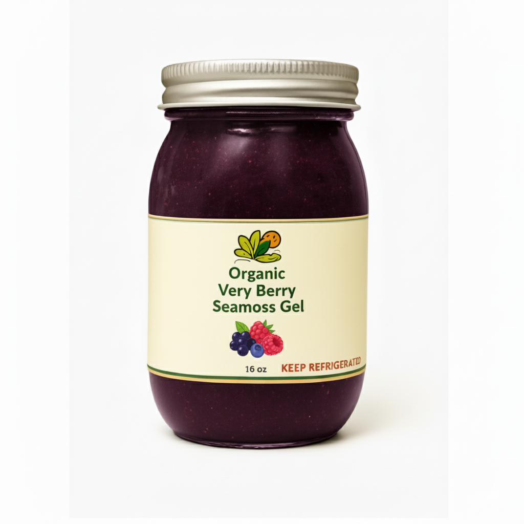 Organic Very Berry Seamoss Gel Antioxidant
