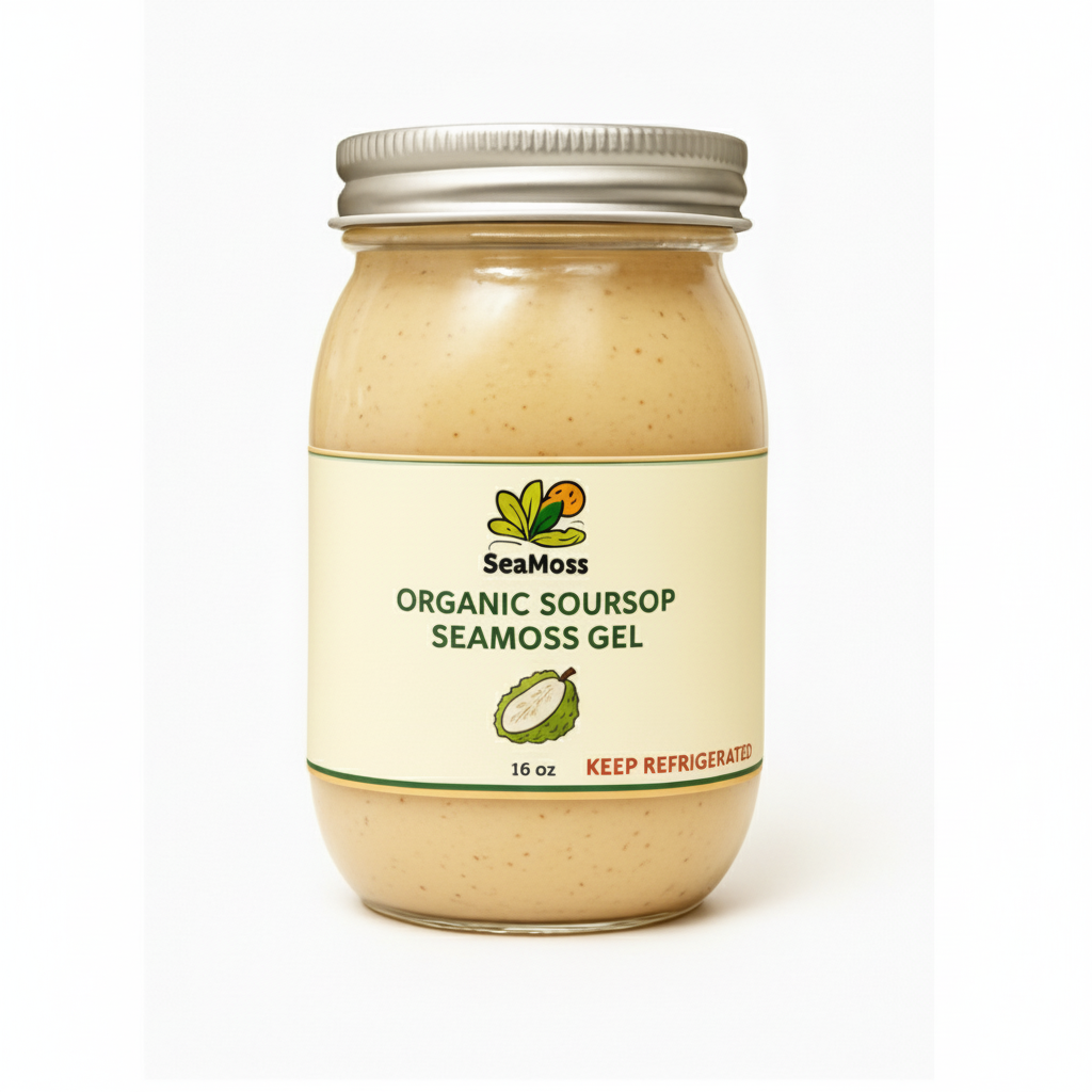 Soursop Fruit Seamoss Gel Tropical Wellness Blend