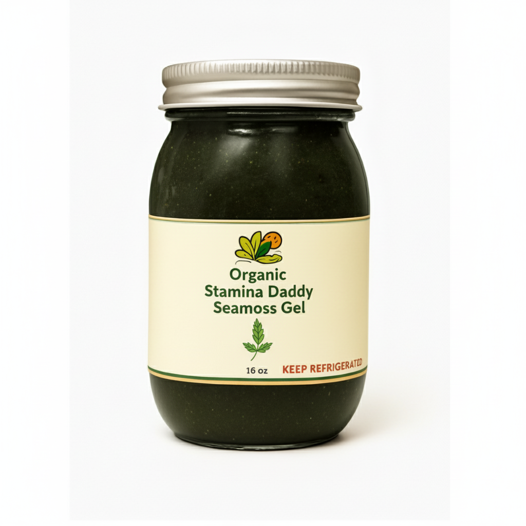 Organic Stamina Daddy Seamoss Gel for Men Vitality Blend