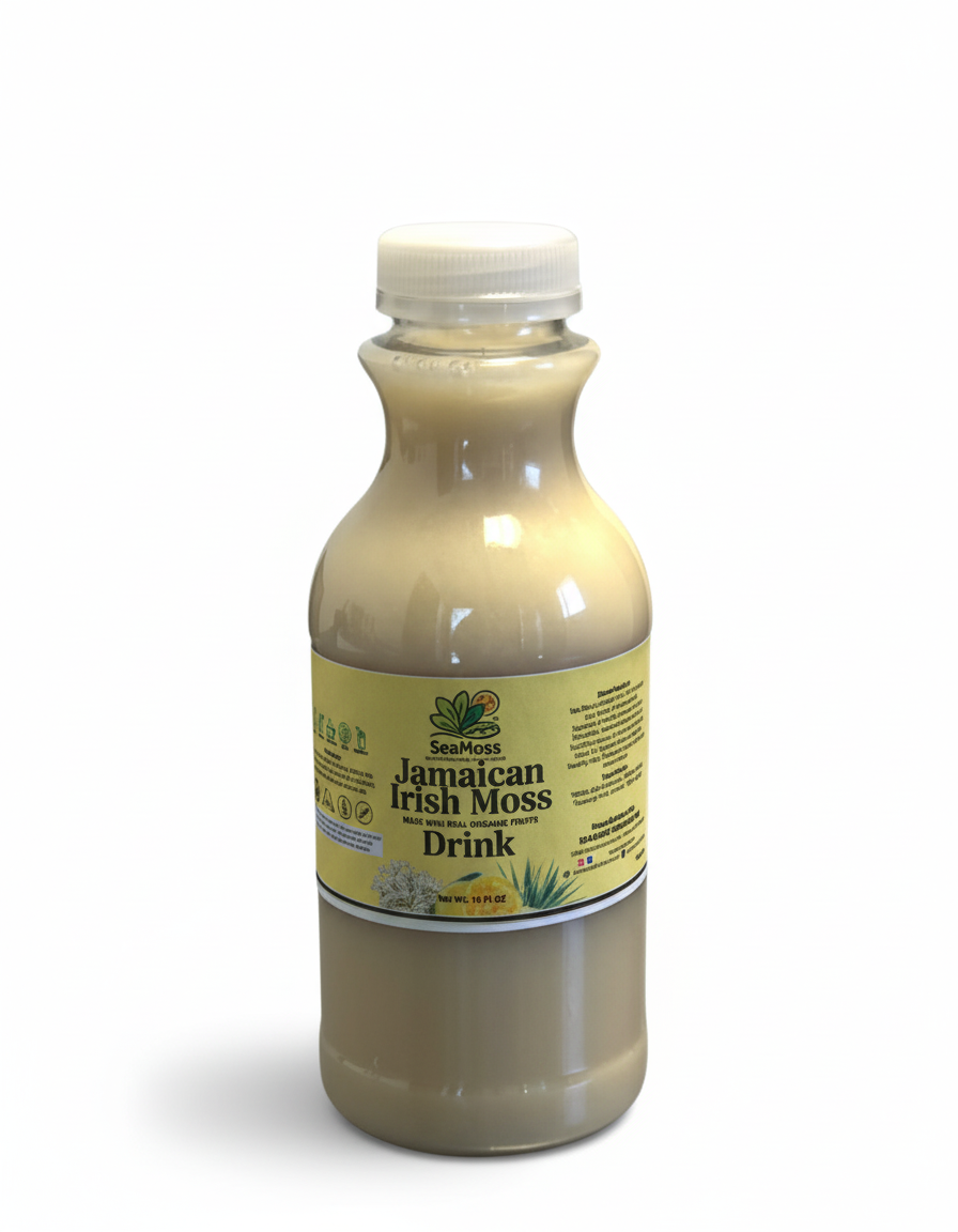 Authentic Jamaican Irish Moss Drink Nutrient-Rich Blend