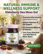 Organic Elderberry Seamoss Gel