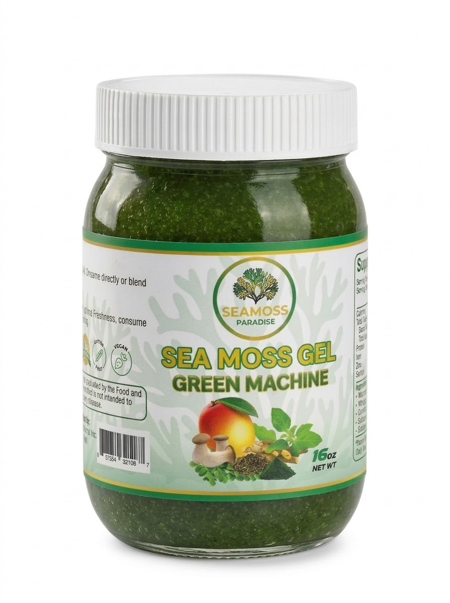 Organic Superfood Green Machine Seamoss Gel