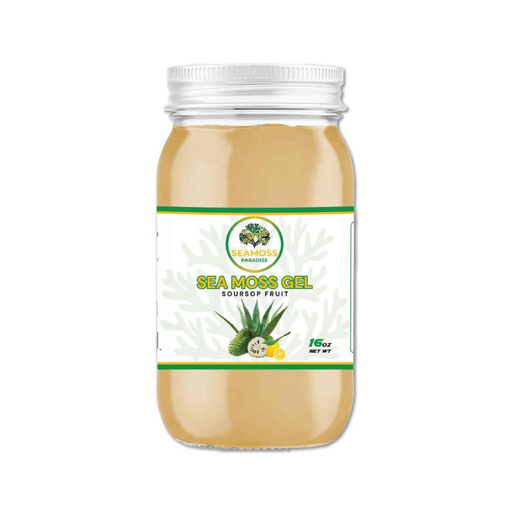 Soursop Fruit Seamoss Gel Tropical Wellness Blend