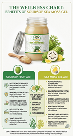 Soursop Fruit Seamoss Gel Tropical Wellness Blend
