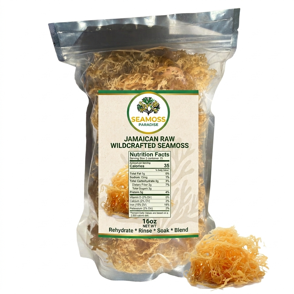 Jamaican Wildcrafted Dried Seamoss