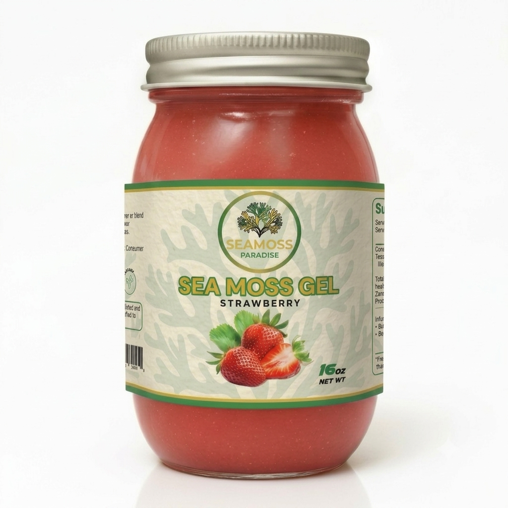 Organic Strawberry Seamoss Gel