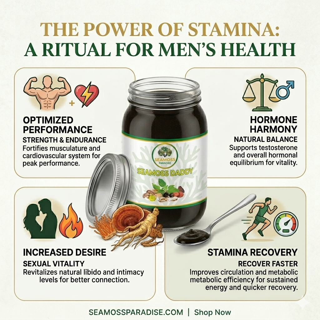 Organic Stamina Daddy Seamoss Gel for Men