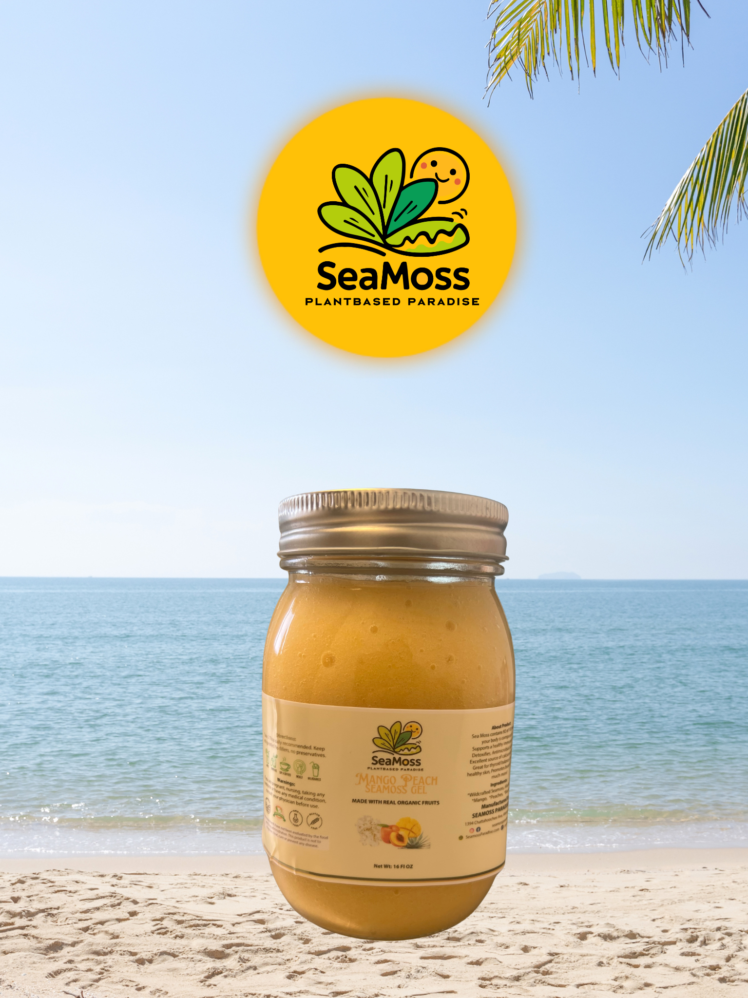 Mango Peach Seamoss Gel