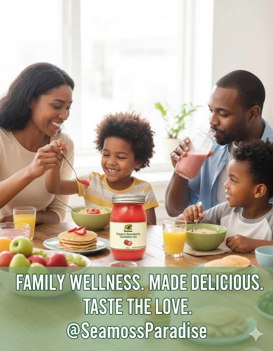 Organic Strawberry Seamoss Gel